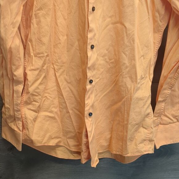 Mens Apt. 9 Casual button Down long Sleeve Size 34 Slim Fit - Picture 3 of 6